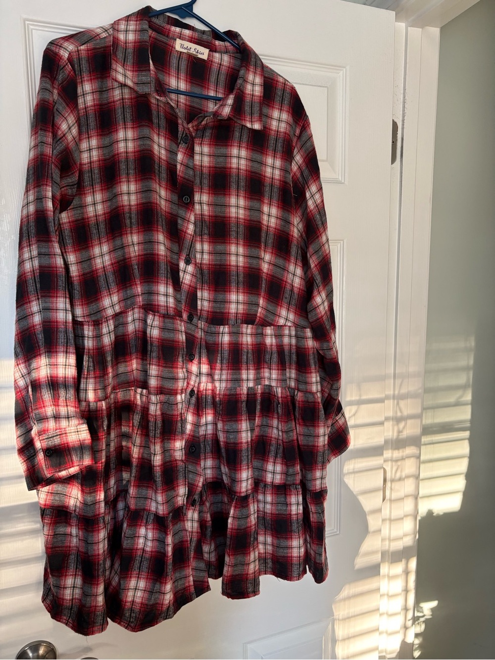 Plaid Tunic